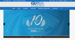 Desktop Screenshot of gutech.edu.om